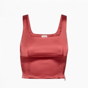 Wilfred Satin Bustier Top